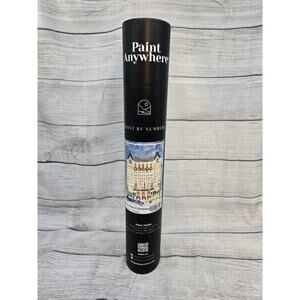 RARE paint By Numbers Plaza Hotel Christmas 16 X 20 Canvas